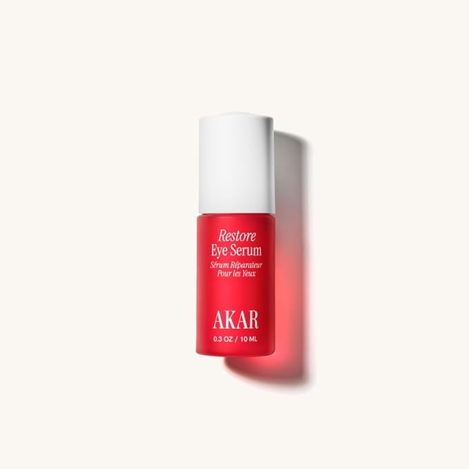 AKAR Restore Eye Serum – Brightening & Firming Under Eye Treatment, Plant Based Skincare (0.5oz)