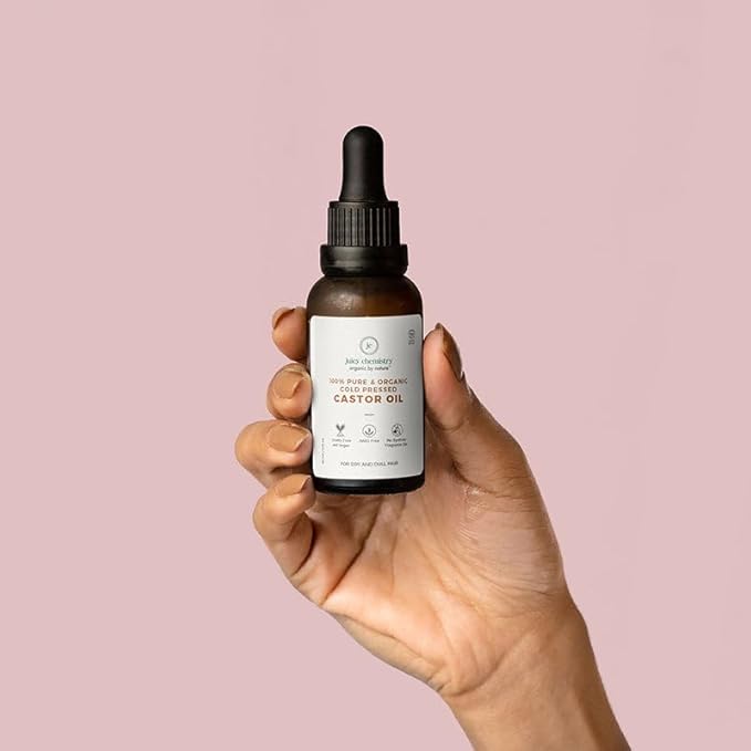 Juicy Chemistry - Certified Organic & 100% Natural Carrier Oil w/Castor Oil for Radiant Skin & Hair Conditioning (30ml)