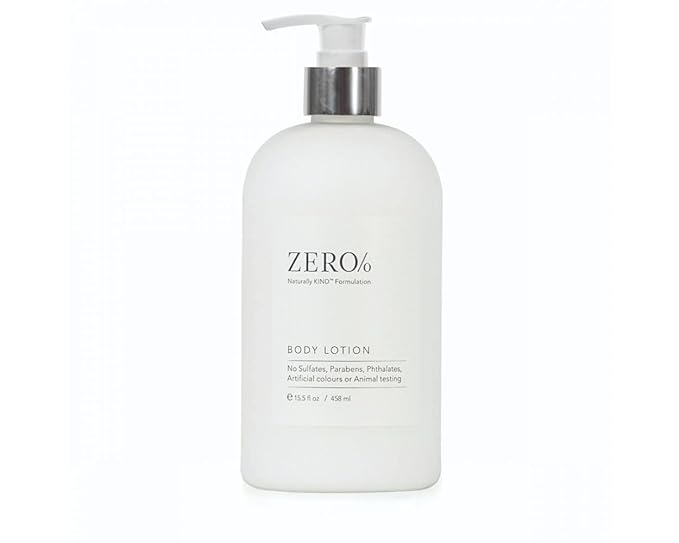 Zero% Unisex Body Lotion - 15.5oz - Light and fresh, Nourishing, Zero Parabens, Sulfates, and Phthalates