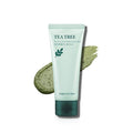 Papa Recipe Tea Tree Control Mud Cream Mask – Bentonite & Kaolin Clay Face Mask, Deep Pore Purifying & Soothing Care, Gentle Exfoliating Korean Mud Mask for Sensitive & Acne-Prone Skin
