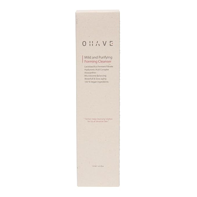 Mild & Purifying Foaming Cleanser, Gentle Vegan Face Wash with Lactobacillus, Natural Botanical Extracts, Hydrating & Soothing, pH-Balanced, 125ml