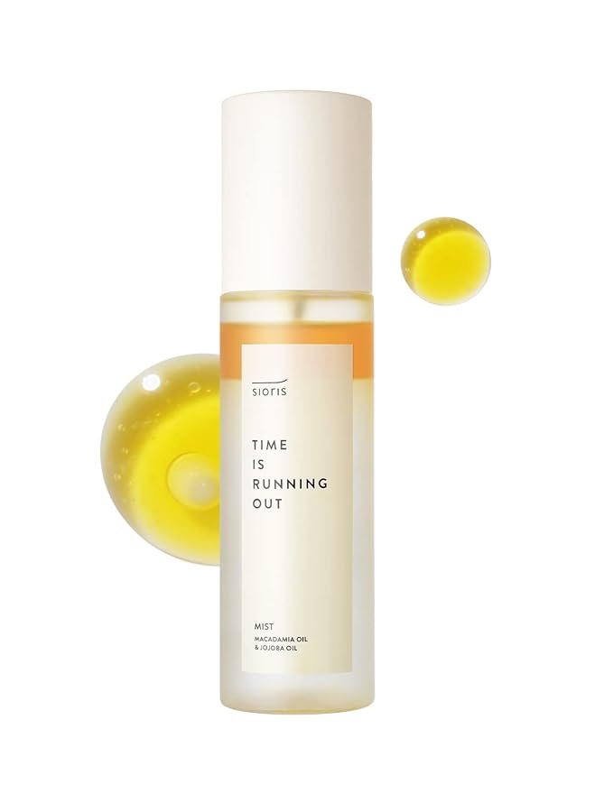 SIORIS Hydrating Face Mist Spray for Dry & Sensitive Skin, Organic & Vegan Facial Spray with Jojoba Oil & Citrus Water (Yuja), Lightweight Face Serum Mist for Dewy Glass Skin Finish, 3.38 fl oz