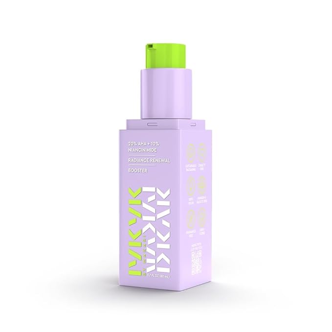 IYKYK by Makari 20% AHA + 10% Niacinamide Booster Serum 2 Pack | Gentle Body Exfoliation with Glycolic & Lactic Acid to Smooth Skin | Enhance Appearance, and Reveal Radiant Softness