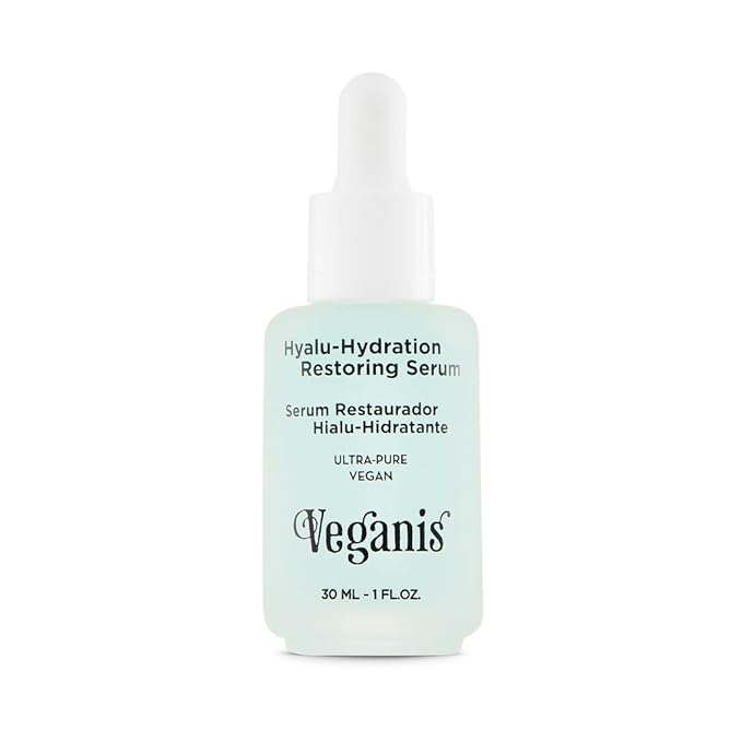 Hyalu-Hydration Restoring Serum – Hyaluronic Acid, Ceramides & Chamomile – Deep Hydration Face Serum for Plumper, Smoother Skin – Helps Improve Elasticity & Radiance – Vegan Formula