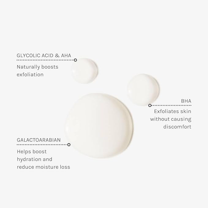 Evolve Organic Beauty - Liquid Radiance Glycolic Toner | Smoothe, Hydrate, Tone, Exfoliate | Malic + Citric Acid, Galactoarabian | Small-Batch, Vegan Clean Beauty (3.4 fl oz | 100 mL) Package May Vary