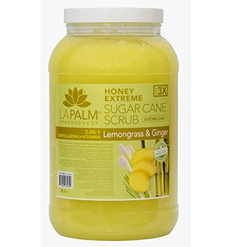 La Palm EXTREME SUGAR SCRUB |1 gallon | Lemongrass & Ginger