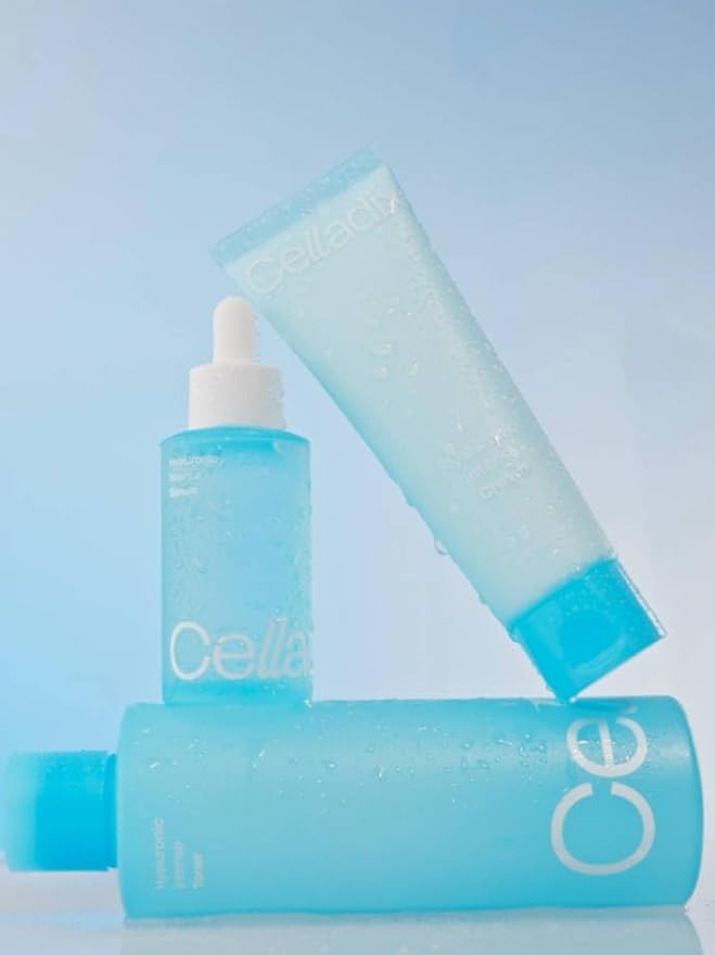Celladix Hyaluronic Intense Serum – 95% Pure Hyaluronic Acid with Jeju Deep Sea Water & Peptides – 100 Hours of Hydration, Gentle Soothing Care for Radiant Skin – Korean Skincare, 1.01 Fl Oz