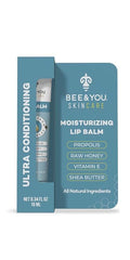 Bee and You Ultra Conditioning, 100% Natural, Moisturizing Lip Balm, Chapped Lips Treatment Severe, Beeswax, Propolis Extract, Raw Honey, Vitamin E, Shea Butter, 10ML