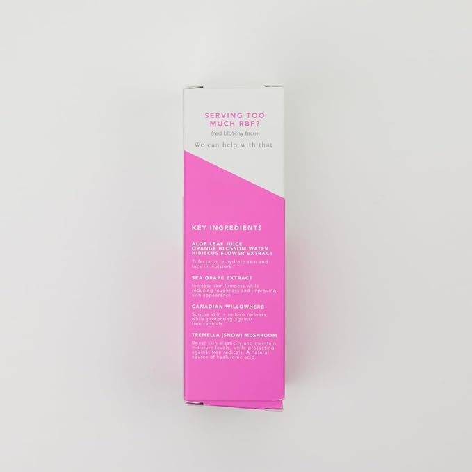 Hydrating Facial Mist Spray 3.4 fl oz - Resting Mist Face Orange Blossom - Vegan Clean Beauty Face Mist - With Aloe, Hibiscus, Sea Grape and Snow Mushroom - Made in USA - Glow and Setting Spray