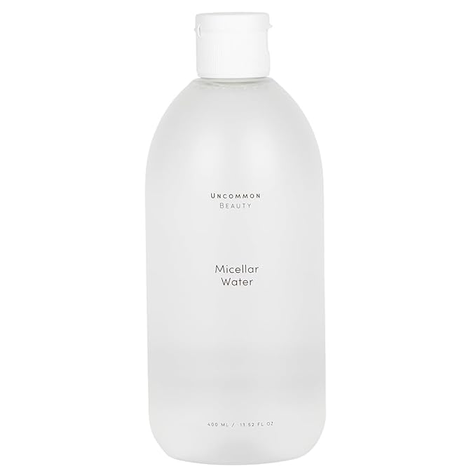 Uncommon Beauty Micellar Water - Two-in-One Gentle Cleanser and Makeup Remover - Removes Dirt and Oil for a Fresh, Clean Complexion - Vegan, Cruelty Free, Synthetic Fragrance Free, 13.52 FL OZ