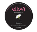 Ellovi All-Natural Body Butter - Blossom - Pure Enough to Eat - Made With Just 6 Vegan Ingredients - Ultra-Rich 100% Plant-Based Hydrating Moisturizer For Naturally Healthy Skin (1 fl. oz/33ml)