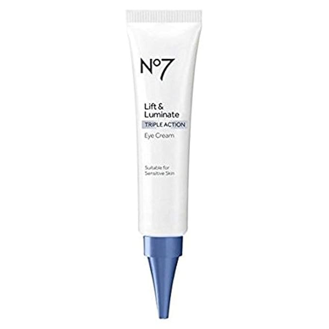 Boots No7 Lift Luminate Triple Action Eye Cream 0.5 Ounce