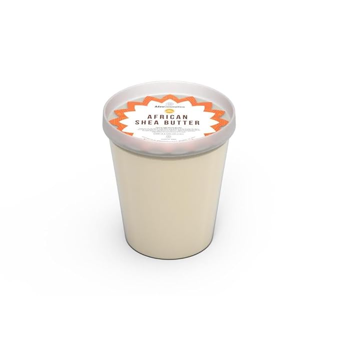 Raw African Shea Butter Bulk, Unrefined Natural Organic Moisturizer White, 2 LBS Container