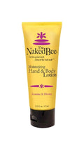 The Naked Bee Nourishing Body Lotion for All Skin Types (2.25 oz) Moisture Replenishing Lotion for Dry Skin with Jasmine & Honey