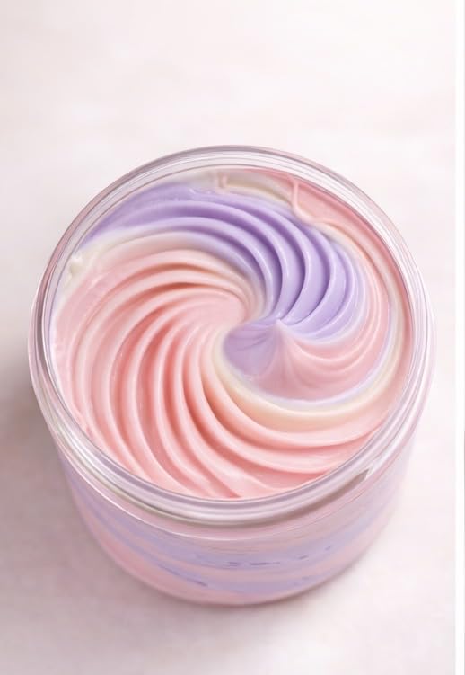 Strawberry Dream Whipped Body Butter Ultra Moisturizing Body Cream with Shea Butter, Mango Butter, Jojoba Oil & Vitamin E – Handmade Skin Care