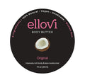 Ellovi All-Natural Body Butter - Original - Pure Enough to Eat - Made With Just 6 Vegan Ingredients - Ultra-Rich 100% Plant-Based Hydrating Moisturizer For Naturally Healthy Skin (1 fl. oz/33ml)