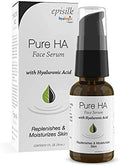 Pure Hyaluronic Acid Serum for Face - Hyalogic Natural HA Face Serum, Non-Greasy, Fragrance-Free Formula - Hyaluronic Acid Serum— Soften & Hydrate Skin | 1 Fl. oz.