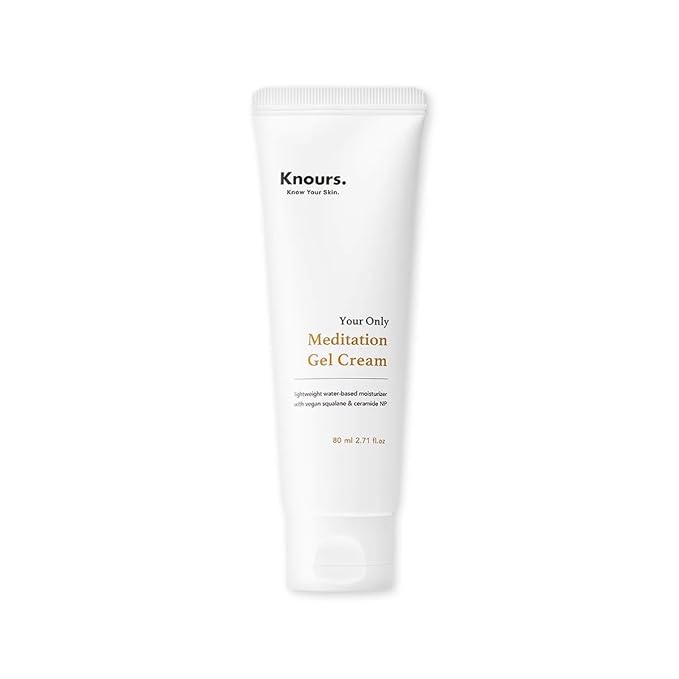 Light Weight Water Based Gel Moisturizer, Vegan Peppermint Squalane & Ceramide NP Hydrating Soothing Cooling (80ml 2.7 fl oz.)