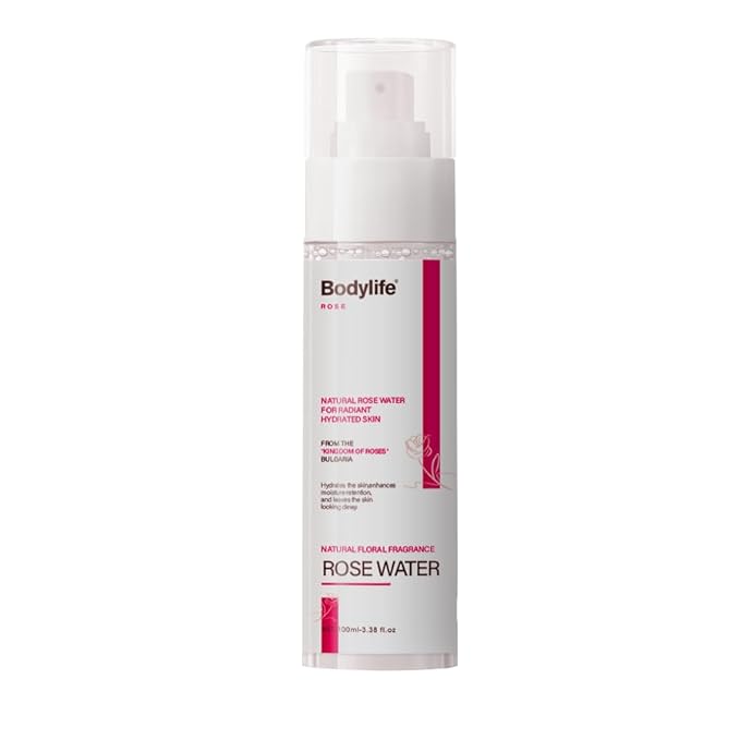 Rose Water Hydrating Facial Toner Mist Refreshing Facial Mist for All Skin Types, Bulgarian Rose, Refreshing, Conditioning, Soothing, Moisturizing, Perfect for Travel,3.38 Fl Oz