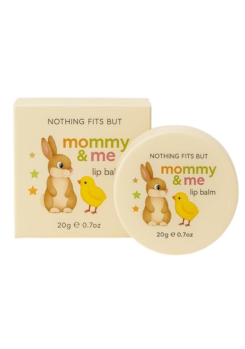 Vegan Mommy & Me Lip Balm, EWG Green Fragrance-Free Lip Care for Toddlers, Infants and Moms, Hypoallergenic Nourishing and Moisturizing Lip Balm for Dry and Chapped Lips, 0.7 Oz