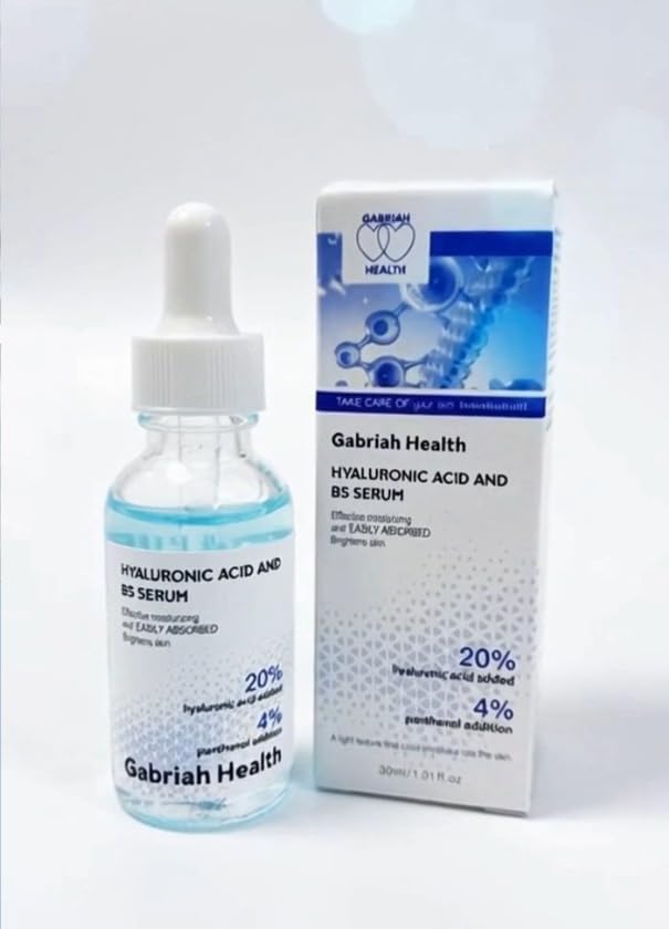 Hyaluronic Acid Serum 20% + B5 Serum for Face, Deep Hydration Skin Care, Plumping Moisturizer, Anti Aging, Lightweight, Fragrance Free, 1 fl oz