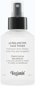 PH Balance Face Toner Spray with Hyaluronic Acid, Green Tea & Raspberry — Hydrating Pore Minimizer Mist for Sensitive Skin, 4.22 Fl Oz