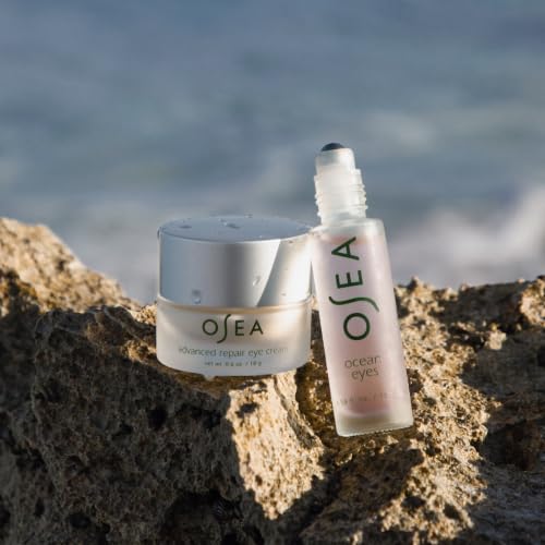 OSEA Eye Care Duo - Ocean Eyes Age-Defying Serum Roller Ball and Advanced Repair Eye Cream