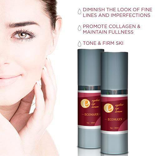Ecomaxx Ageless Eye Serum-Anti Aging Serum- Naturally Repair Under Eye Area -Minimize Fine Lines and Wrinkles -Fight Signs of Aging