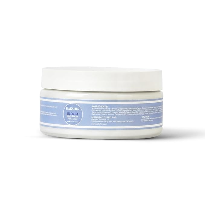 DAKSHIN Bloom Whipped Body Butter | Rich Daily Moisturizer for Dry Skin | Juicy Hydration & Radiant Glow | Natural Botanicals | Paraben-Free | 236ml