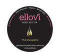 Ellovi All-Natural Body Butter - The Cleopatra - Pure Enough to Eat - Made With Just 6 Vegan Ingredients - Ultra-Rich 100% Plant-Based Moisturizer For Naturally Healthy Skin (3.4 fl. oz/100ml)