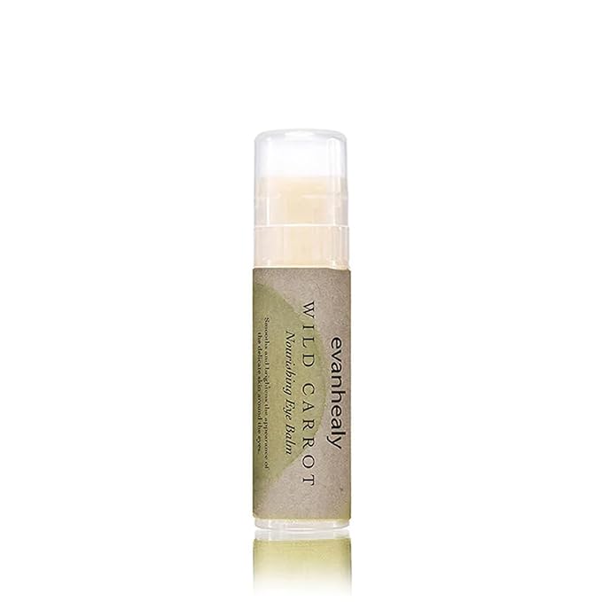 evanhealy Wild Carrot Immortelle Eye Balm | Organic Travel Moisturizer Stick | Hydrating Balm to Brighten Skin Around Eyes, Face, & Body | On the Go Moisturizer