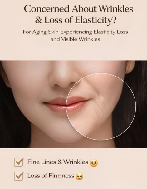 9wishes Vegan Collagen Ampule - Multi-Peptide Face Serum with Copper Peptide & Collagen for Firming, Plumping & Skin Elasticity, Korean Skincare - 30ml /1 .01 fl.oz.