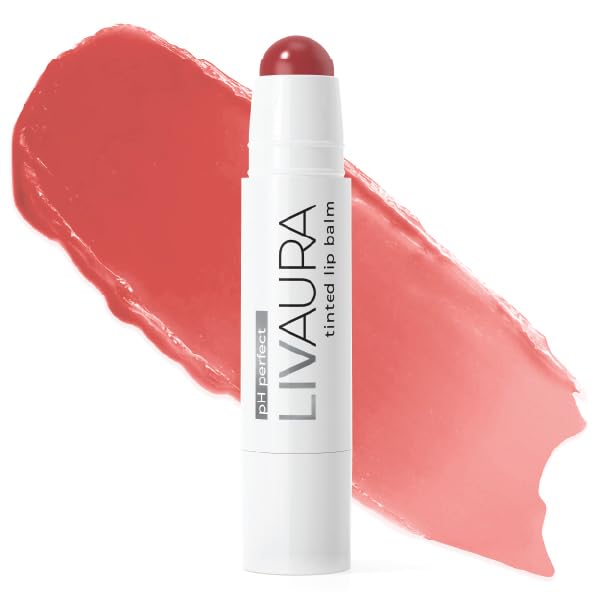 Tinted Lip Balm pH Activated Colored LipBalm, Hydrate, Glossy, Lightweight, Moisturize & Tint with Shea Butter, tinted lip balm for women, Premium Quality, Made in the USA (Cherry)