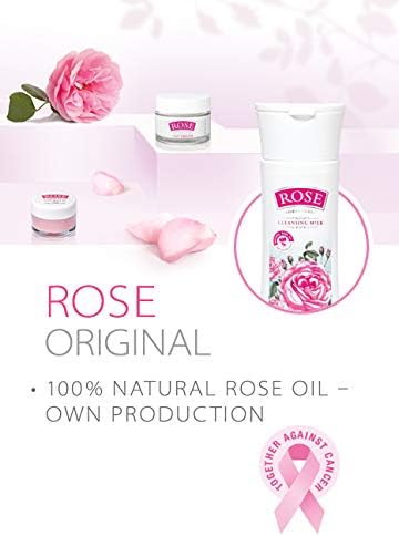Bulgarian Rose Moisturizing Tonic with Natural Rose Oil, Rose Water Hydrating Toner, Facial Skin Moisturizer Hydrating Natural Cleanser