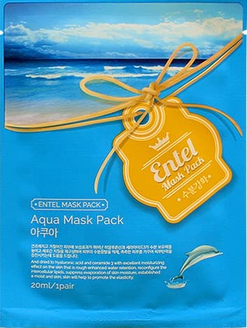 (Entel) 72 pcs VEGGIE Combo-Pack, Premium Korean Facial Mask Sheet (9 Types x 8 pcs), Five Chemical Free : No Paraben, No Silicon, No Mineral Oil, No Artificial Colors,No Ethanol