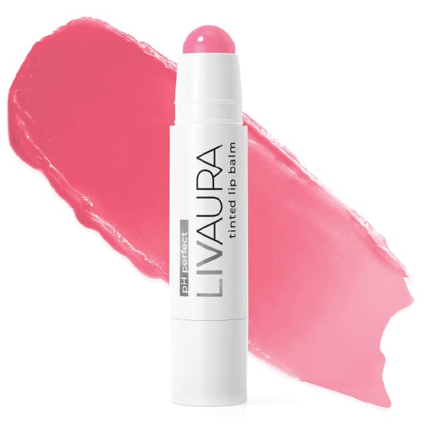Tinted Lip Balm pH Activated Colored LipBalm, Hydrate, Glossy, Lightweight, Moisturize & Tint with Shea Butter, tinted lip balm for women, Premium Quality, Made in the USA (Pink)