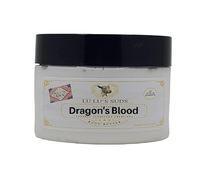 Lu Lu's Suds Hand Made All Natural Body Butter (4 oz, Dragons Blood)