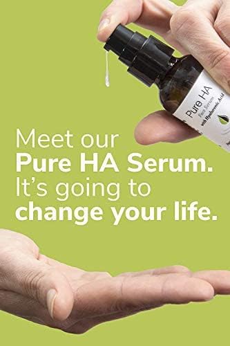 Pure Hyaluronic Acid Serum for Face - Hyalogic Natural HA Face Serum, Non-Greasy, Fragrance-Free Formula - Hyaluronic Acid Serum— Soften & Hydrate Skin | 1 Fl. oz.