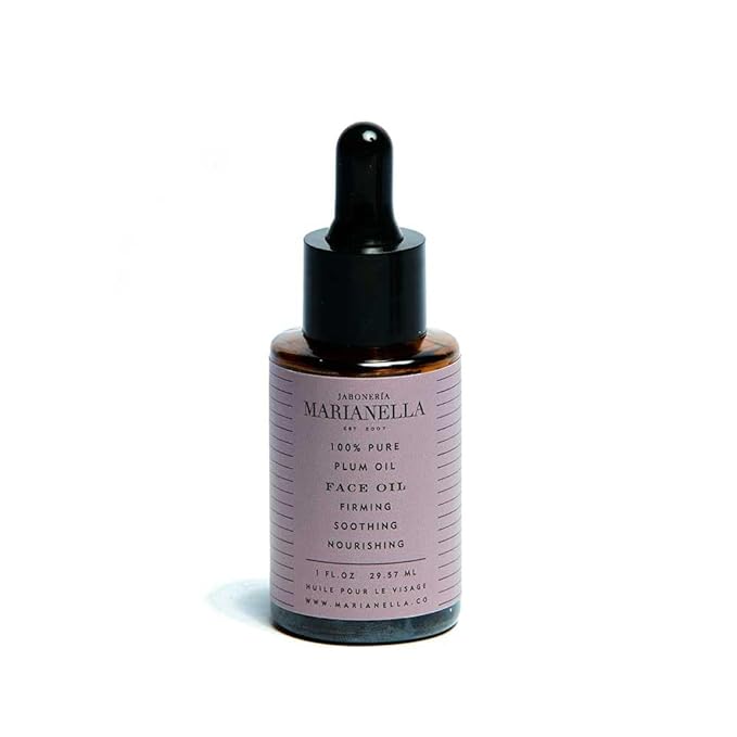 Jaboneria Marianella 100% Pure Plum Face Oil — Cold-Pressed — Omega Fatty Acids & Vitamin A — Collagen Boosting Lightweight Facial Oil — All Skin Types