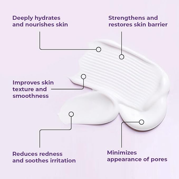 SKIN DEVA Hydrating Moisturizer Cream with Niacinamide & Ceramide Daily Face Cream| Oil Free, Protect, Smooth and Moisturizer, All Day Hydration and Plump Skin, Clean Vegan & Cruelty Free - (2 Fl oz)