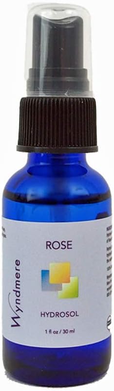 Rose Hydrosol Facial Toning Mist - Soothing Natural Facial Toner - Pure Rose Floral Water - 1oz