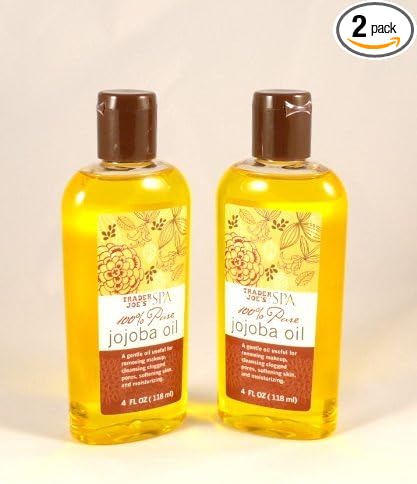 Trader Joes 100% Pure Spa Jojoba Oil - Cruelty Free - Two. 4-Oz bottles