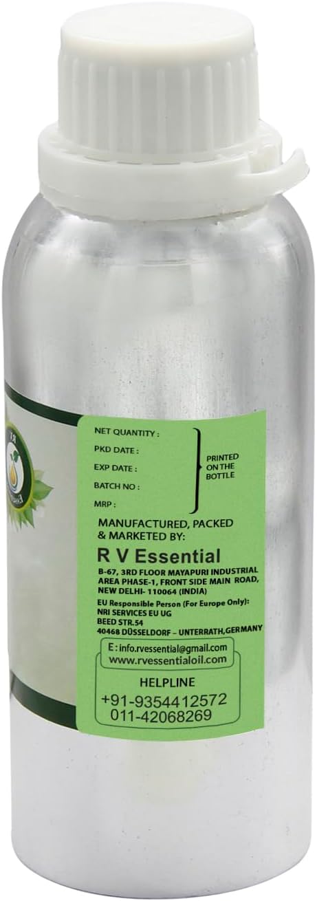 R V Essential Pure Rosehip Seed Carrier Oil 1250ml (42oz)- Rosa Rubiginosa (100% Pure and Natural Cold Pressed)