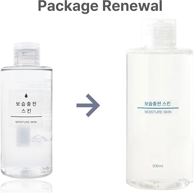 Korean Moisture Skin Toner 200ml – Hydrating Facial Toner for Women with Deep Sea Water – with Lavender & Chamomile Oils – Skin Softener in Recyclable Bottle