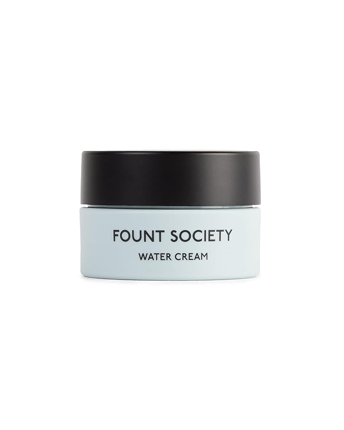 Water Cream Moisturizer - 0.33 fl oz Gel Cream for Hydrated Skin - Antioxidant-Rich Day Cream with Peptides & Squalane - Vegan & Cruelty-Free, No Parabens or Synthetic Fragrances