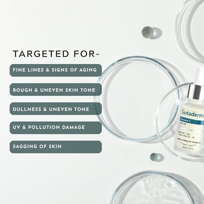 Vitamin C Face Oil- Hydration, Radiance, Hyperpigmentation, Blemishes, Skin Texture & radiance, 30ml/f1 oz