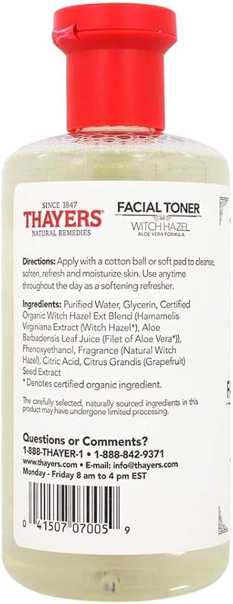 Thayer Witch Hazel Orgnl Alcfree
