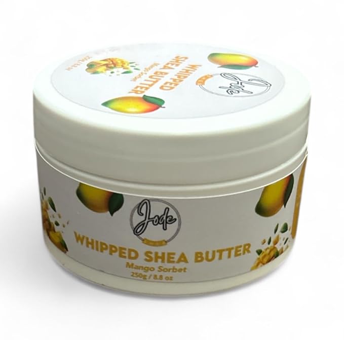 Whipped Mango Sorbet Body Butter, Natural Shea Butter, Long-Lasting Moisture, Fruity Fragrance, 250g/8.8 oz