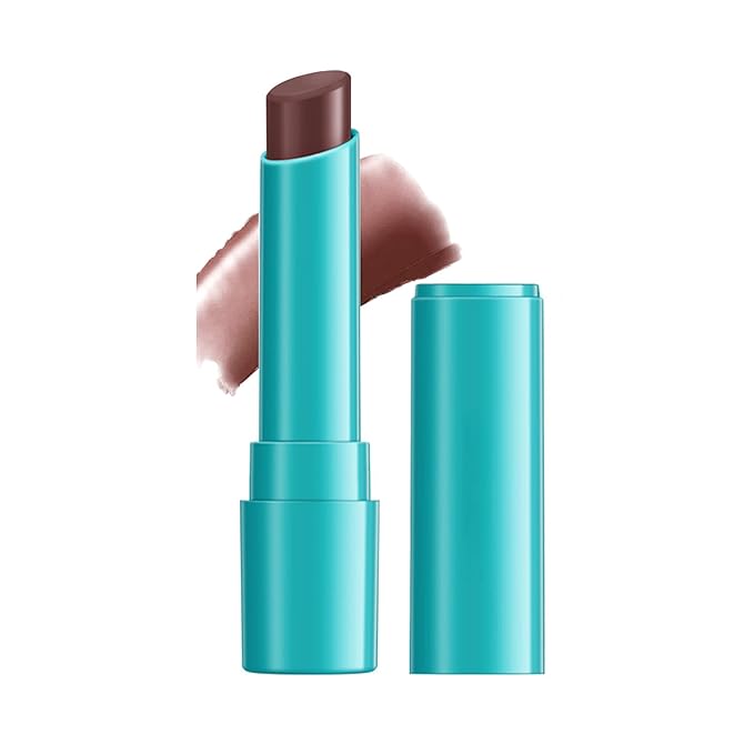 Charm Kiss Colored moisturizing lipstick,hydrates and hydrates the lips,Long-Lasting Waterproof Lip Gloss Lipstick,Natural Lip Moisturizer with Vitamin E,Non-Stick Cup Lip Tint Stain(6# Peach Taupe)