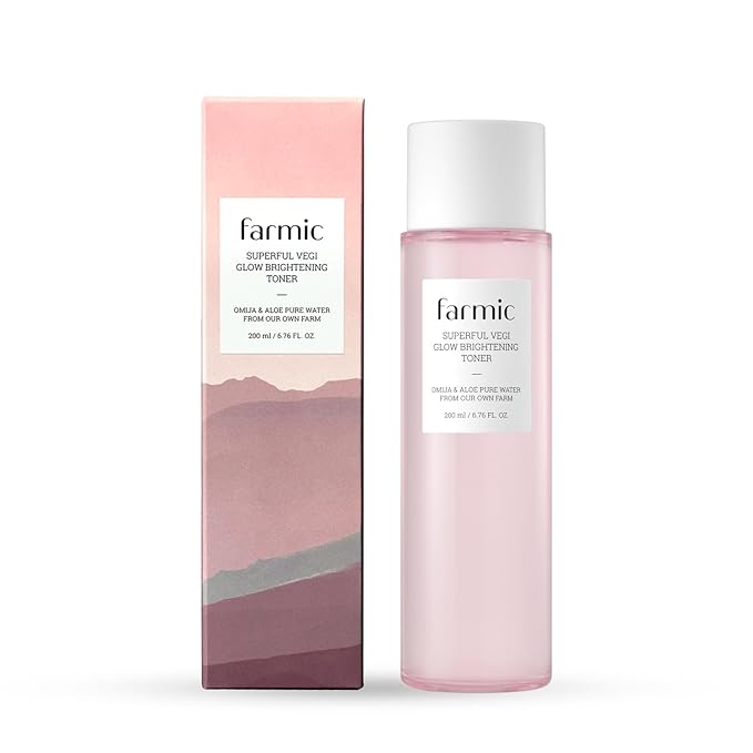 Superful Vegi Glow Toner 6.76 fl.oz (200ml) Aloe & Omija Soothing Moisturizer Facial Vegan Toner Hydrating Radiant Face Cruelty-Free Korean Daily Skincare Prep All Skin Types